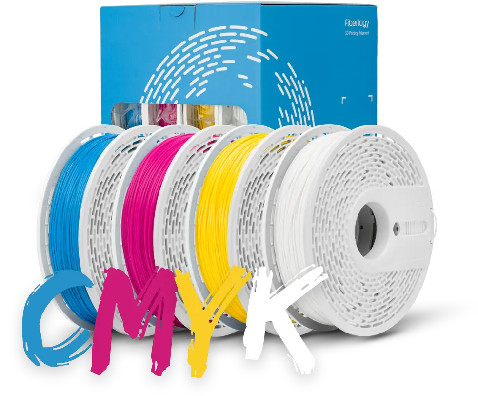 Discover the Fiberlogy Easy PLA CMYK set!