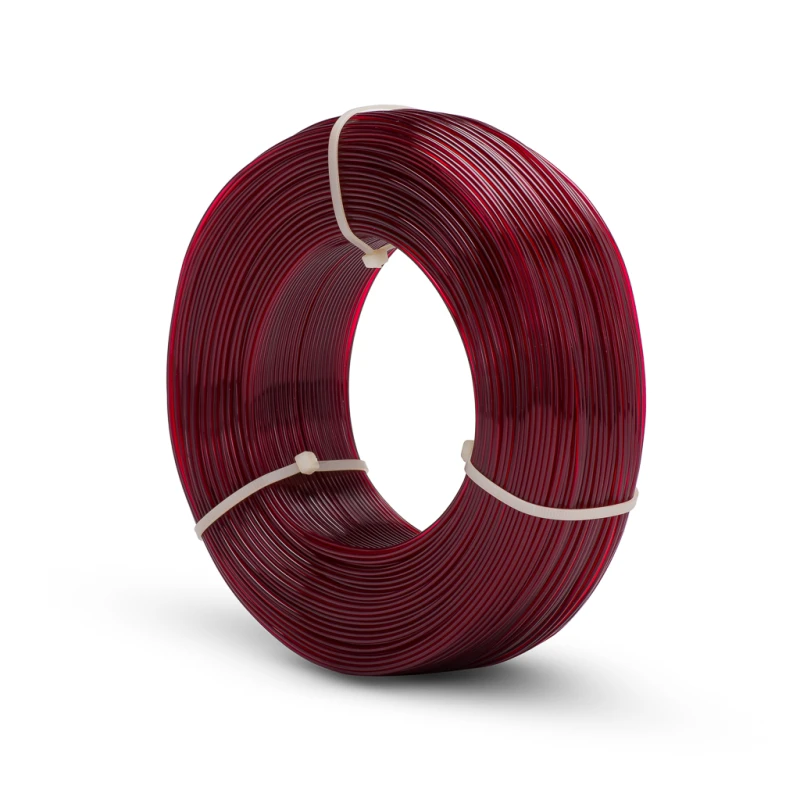 Fiberlogy Refill Easy PETG Burgundy Transparent