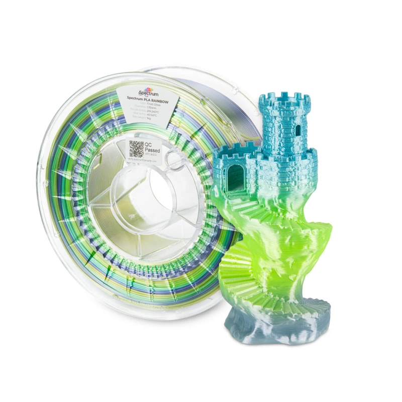 Spectrum PLA Silk Rainbow Frost Gloss