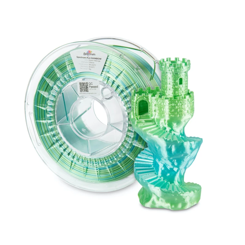 Spectrum PLA Silk Rainbow Ocean Melange