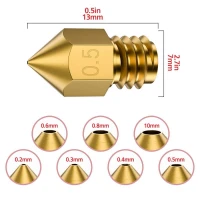 Nozzle MK7/MK8 Messing