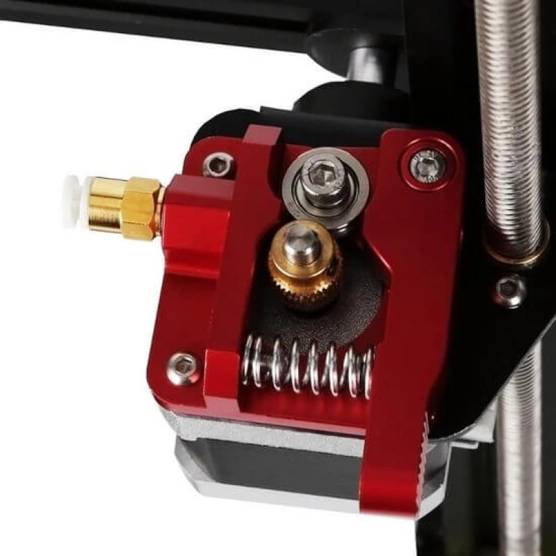 Aluminium MK8 Bowden Extruder Upgrade kit rood